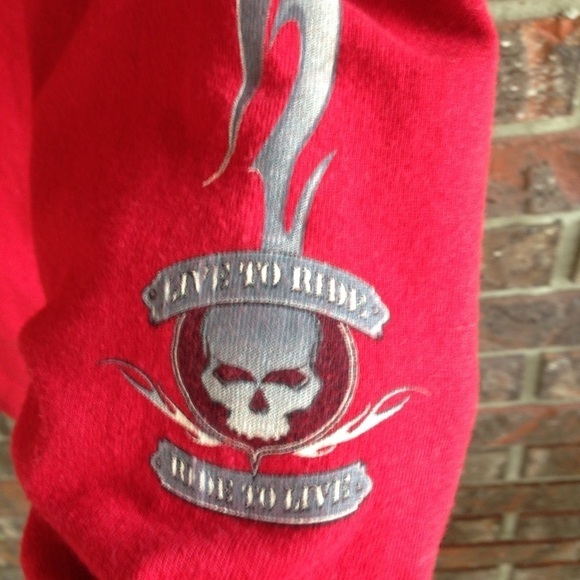 HARLEY Davidson Long Sleeve Shirt Size Large - Picture 6 of 8